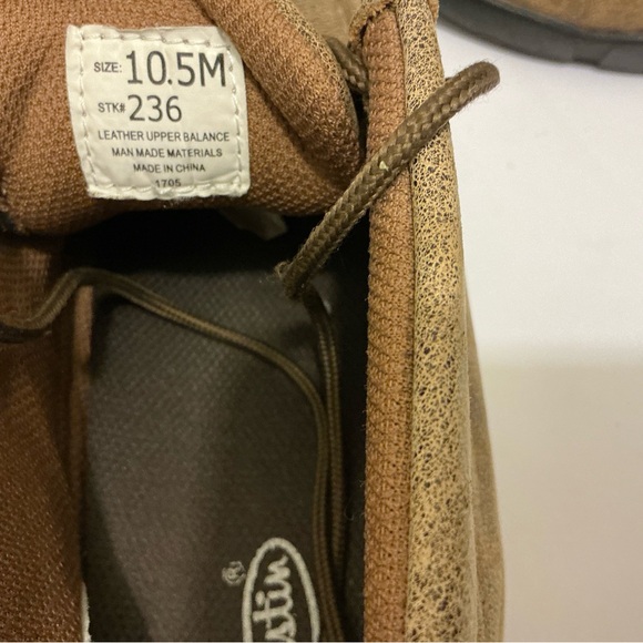 Justin Mens Driver Mocs Size 10.5 M Brown Leather Casual Lace Up Boots - Picture 9 of 9